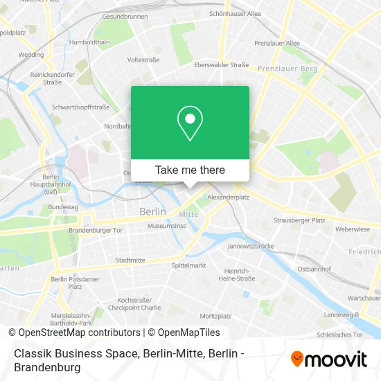 Classik Business Space, Berlin-Mitte map