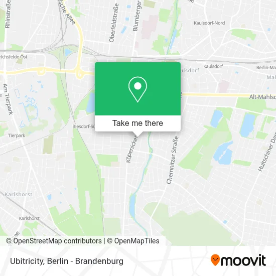 Ubitricity map