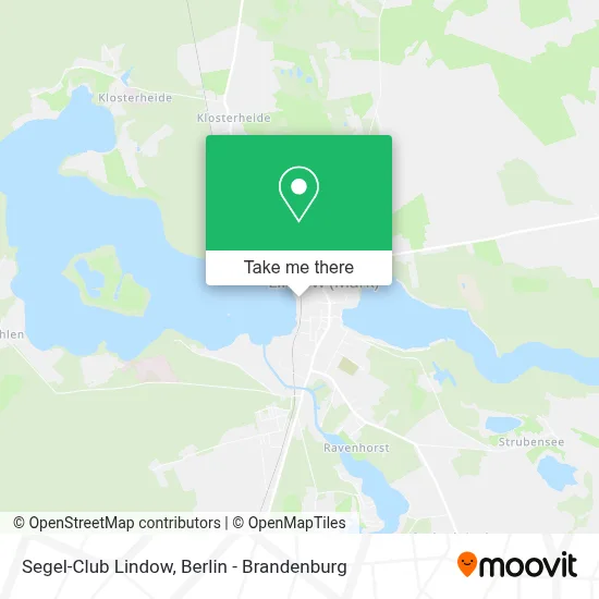 Segel-Club Lindow map