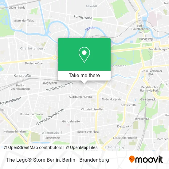 The Lego® Store Berlin map