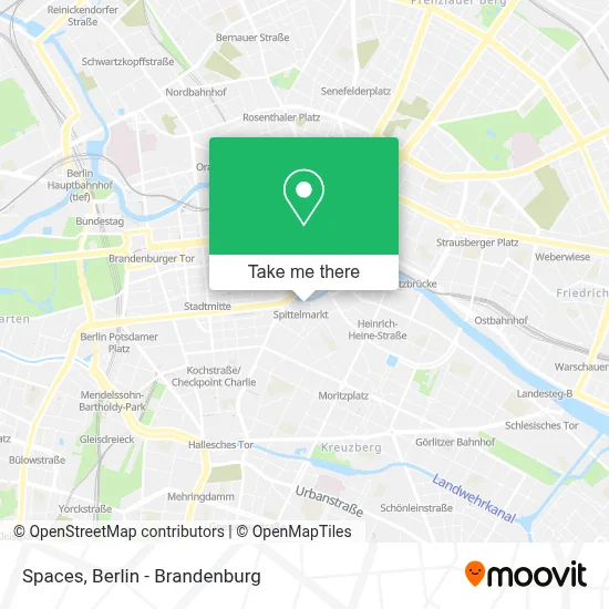 Spaces map