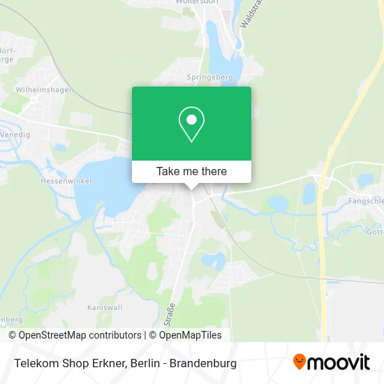 Telekom Shop Erkner map