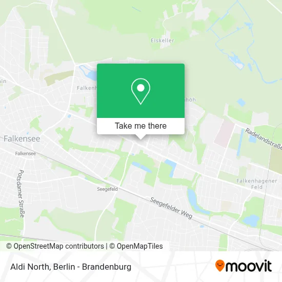 Aldi Nord map