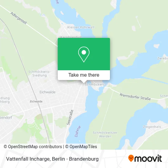 Vattenfall Incharge map