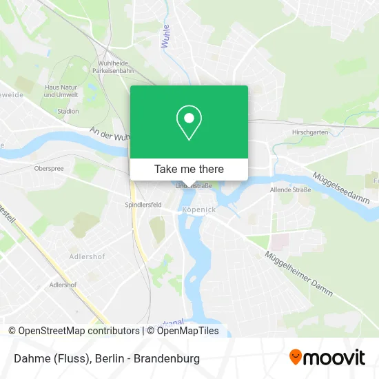 Dahme (Fluss) map