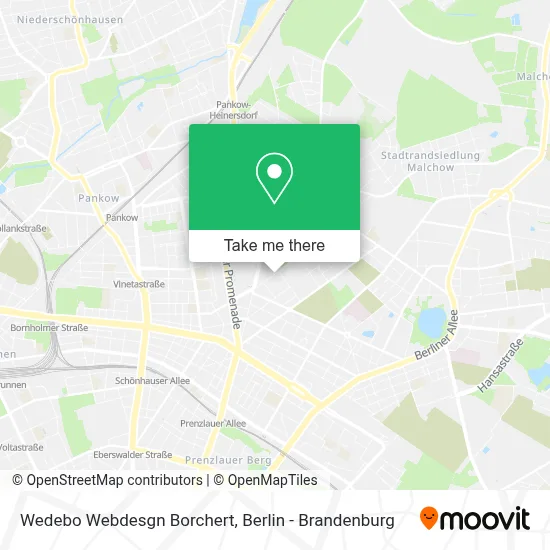 Wedebo Webdesgn Borchert map