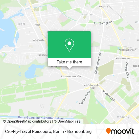 Cro-Fly-Travel Reisebüro map