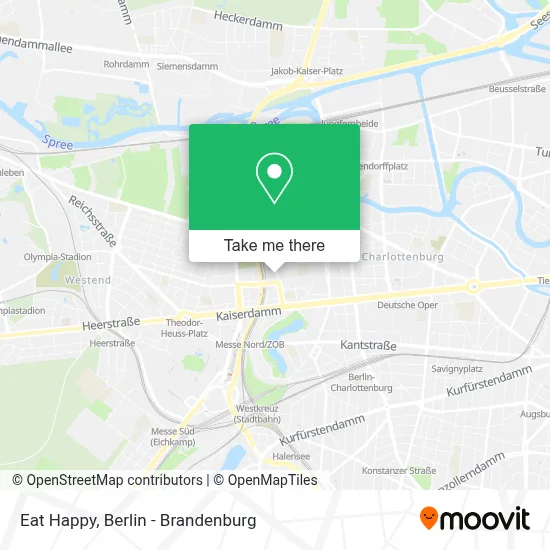 Eat Happy map