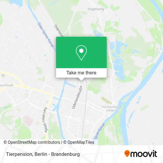 Tierpension map