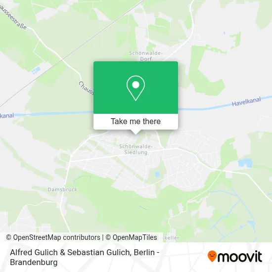 Alfred Gulich & Sebastian Gulich map