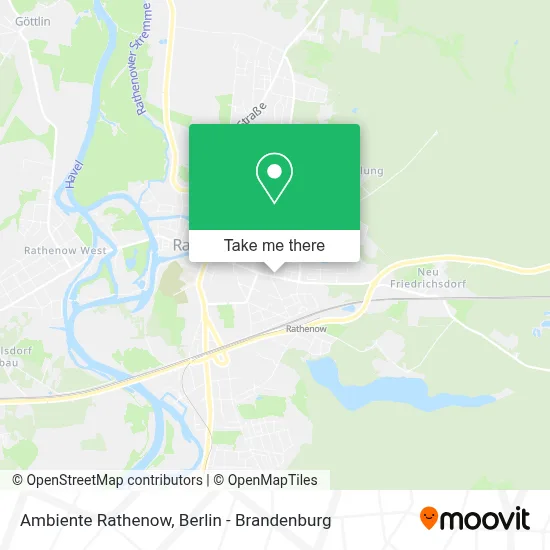 Ambiente Rathenow map
