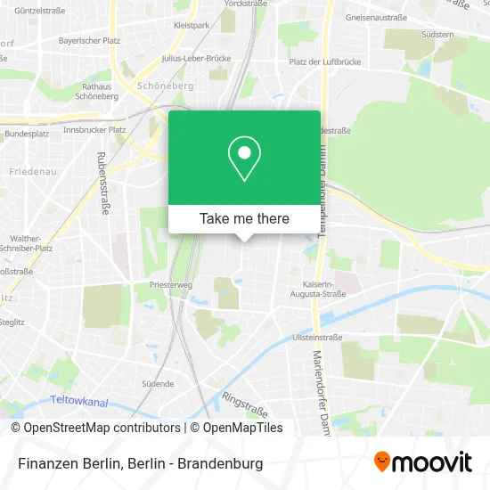 Finanzen Berlin map