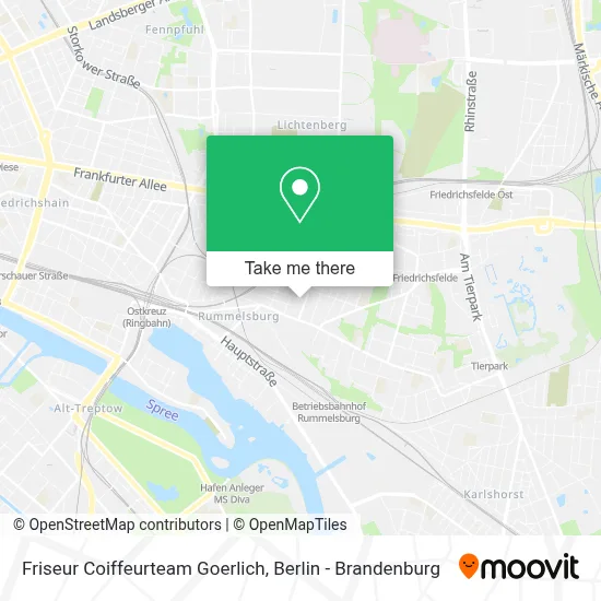Friseur Coiffeurteam Goerlich map