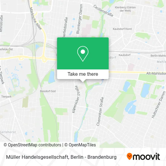 Müller Handelsgesellschaft map