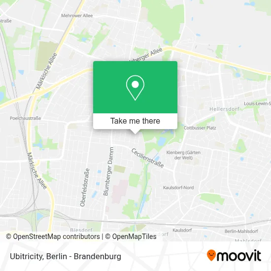 Ubitricity map