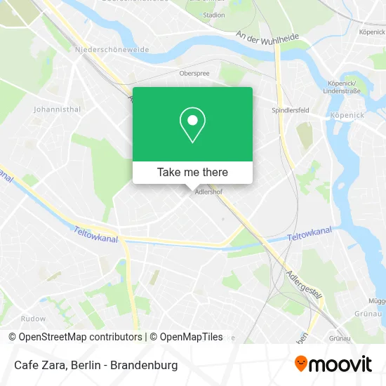 Cafe Zara map