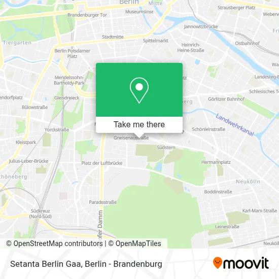 Setanta Berlin Gaa map