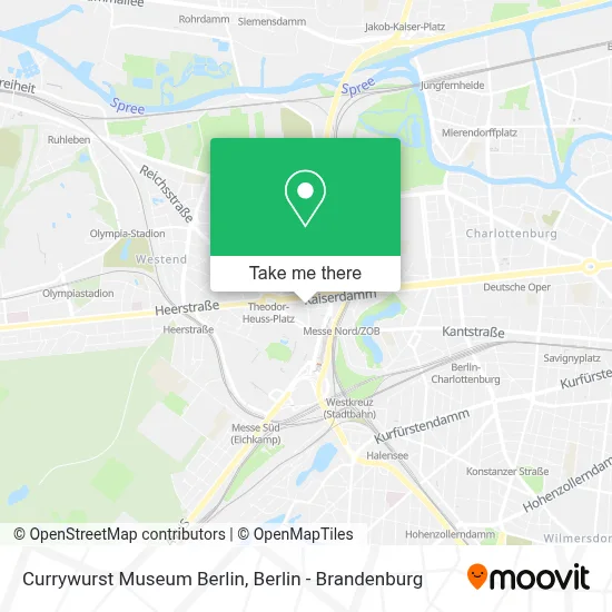 Currywurst Museum Berlin map