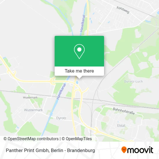Panther Print Gmbh map