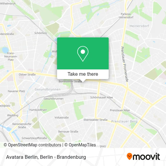Avatara Berlin map