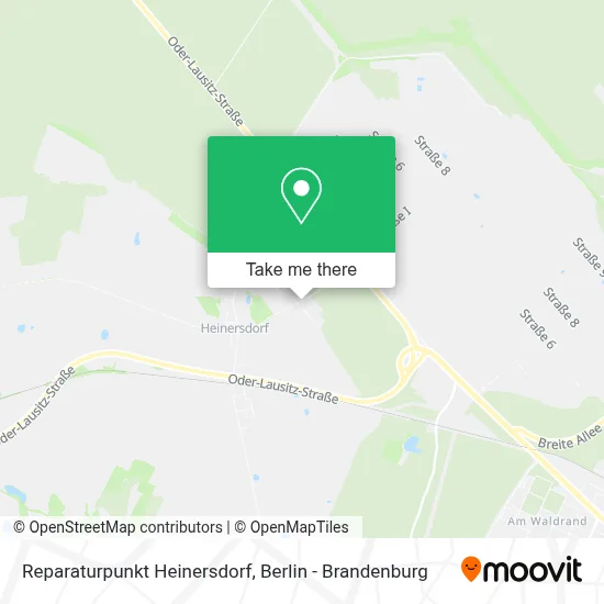 Reparaturpunkt Heinersdorf map