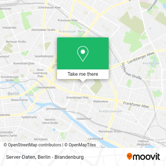 Server-Daten map