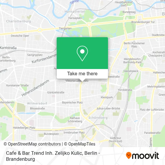 Cafe & Bar Trend Inh. Zelijko Kulic map