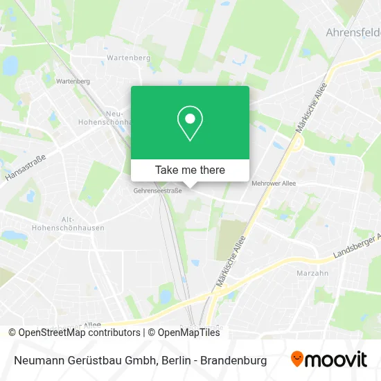Neumann Gerüstbau Gmbh map