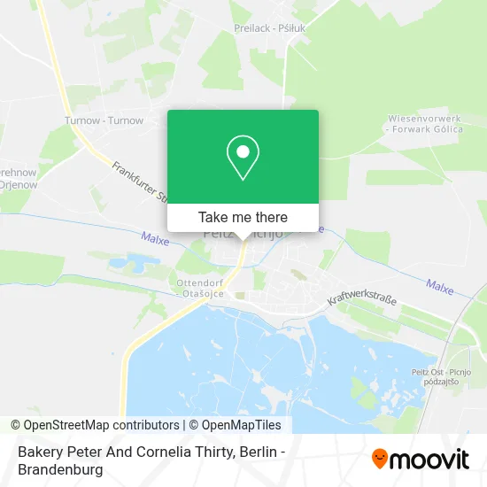 Bakery Peter And Cornelia Thirty map
