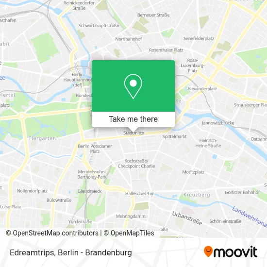 Edreamtrips map