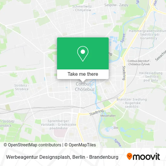 Werbeagentur Designsplash map
