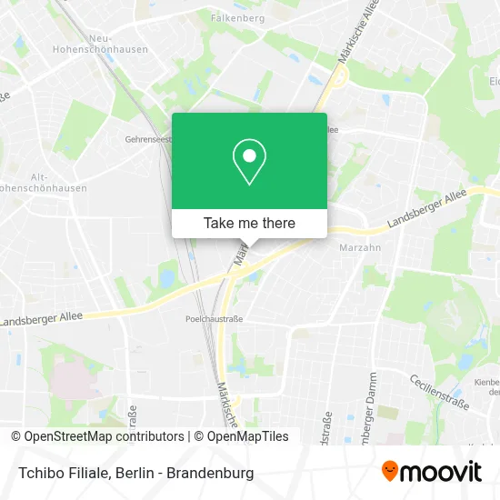 Tchibo Filiale map