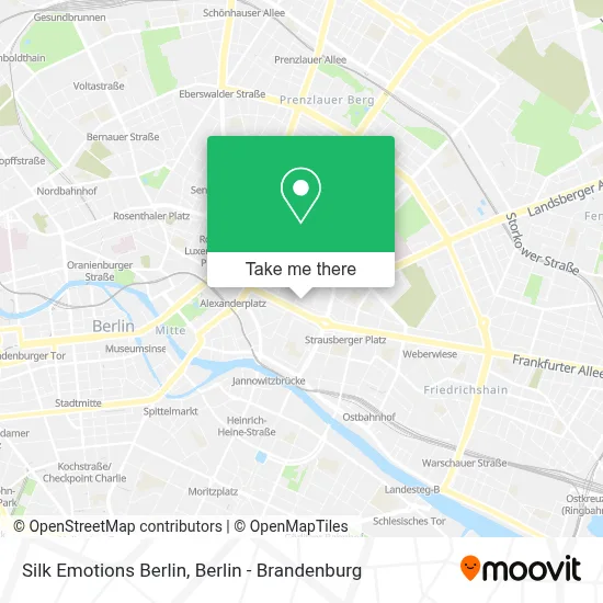 Silk Emotions Berlin map