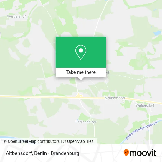 Altbensdorf map
