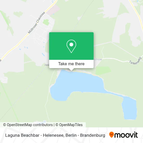 Laguna Beachbar - Helenesee map
