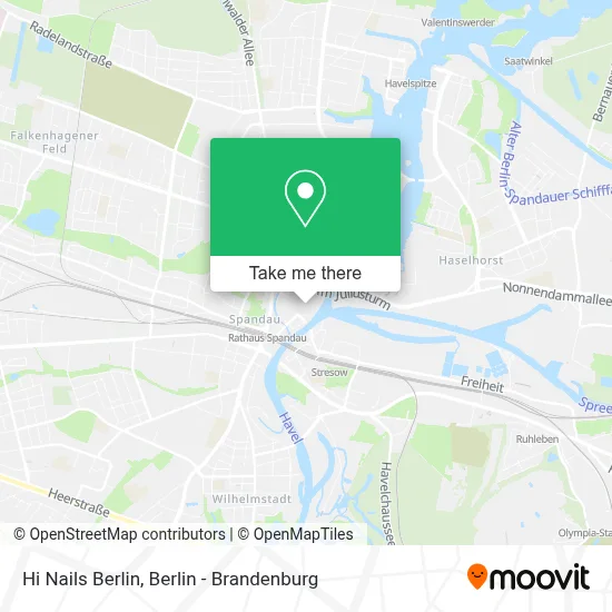 Hi Nails Berlin map