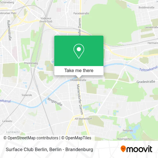 Surface Club Berlin map