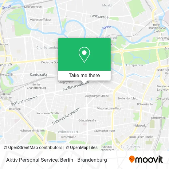 Aktiv Personal Service map