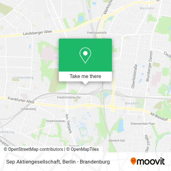 Sep Aktiengesellschaft map