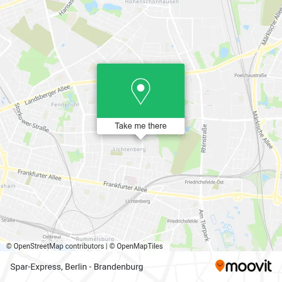 Spar-Express map