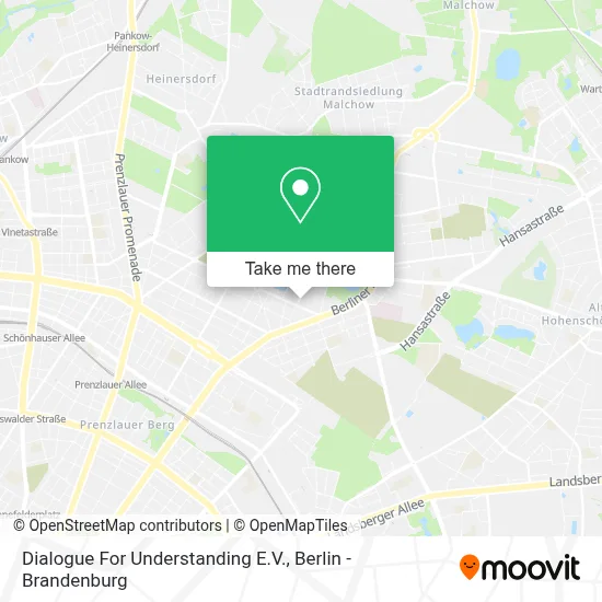 Dialogue For Understanding E.V. map
