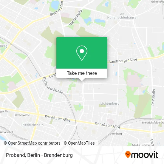 Proband map