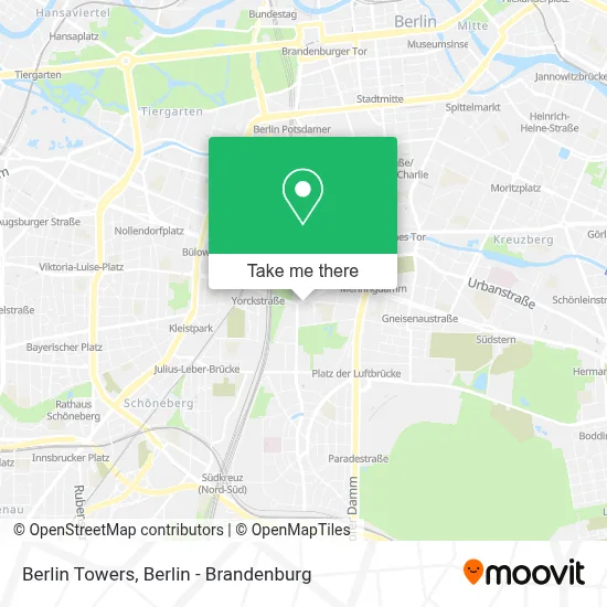 Berlin Towers map