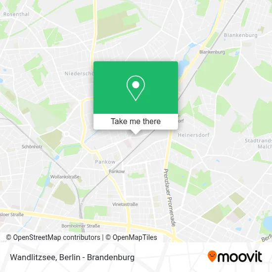 Wandlitzsee map