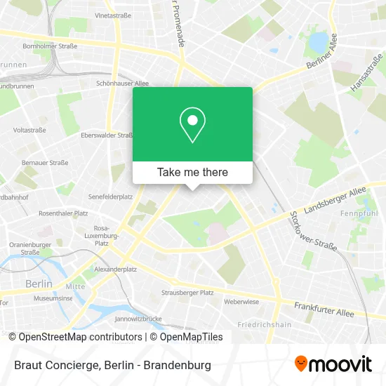 Braut Concierge map