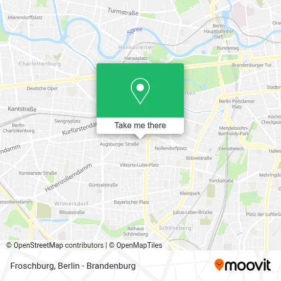 Froschburg map
