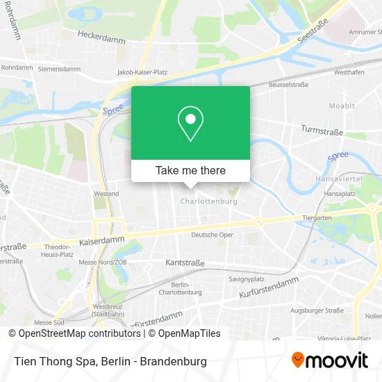 Tien Thong Spa map