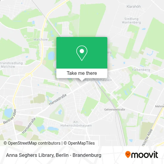 Anna Seghers Library map