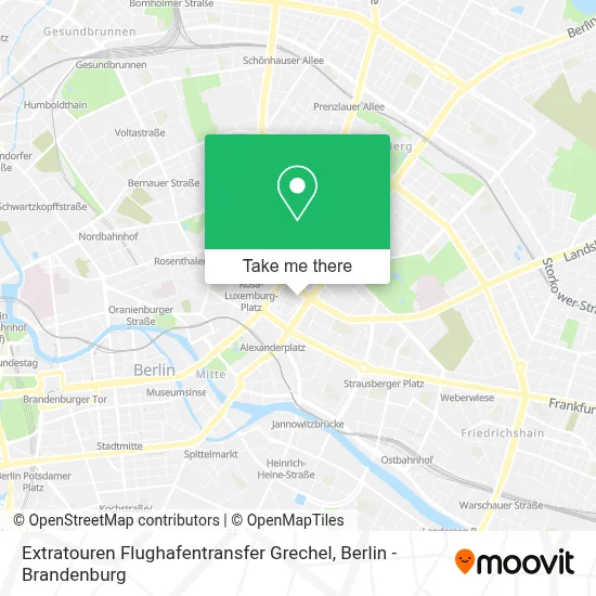 Extratouren Flughafentransfer Grechel map