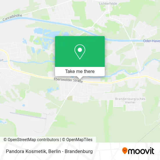 Pandora Kosmetik map